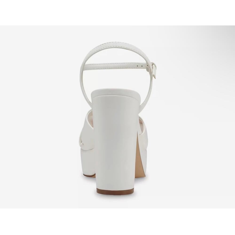 New Marc Fisher Deren white platform heels sz 6 - Picture 2 of 7